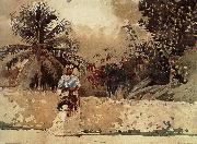 Winslow Homer The way to the market oil painting